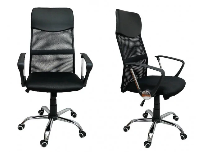 Fotel biurowy obrotowy krzesło ATL Czarne